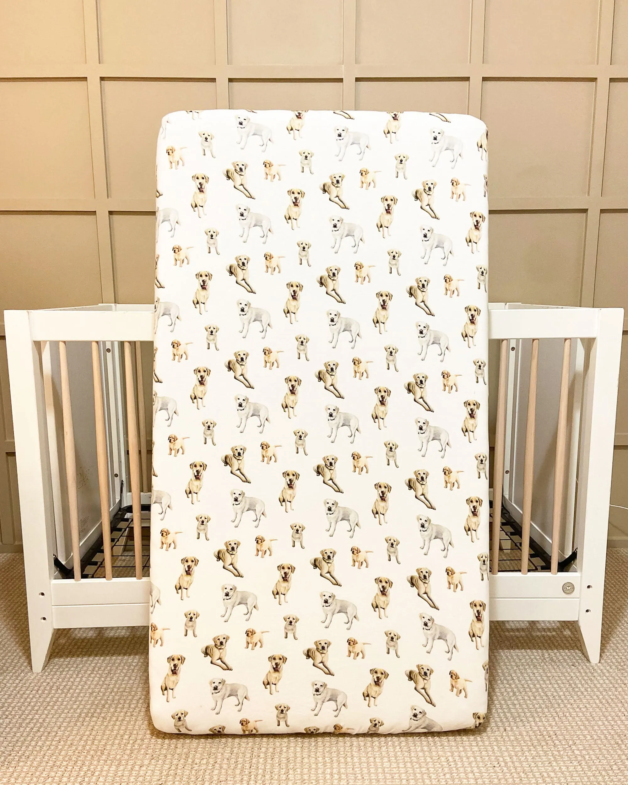 Yellow Labs - Crib Sheet
