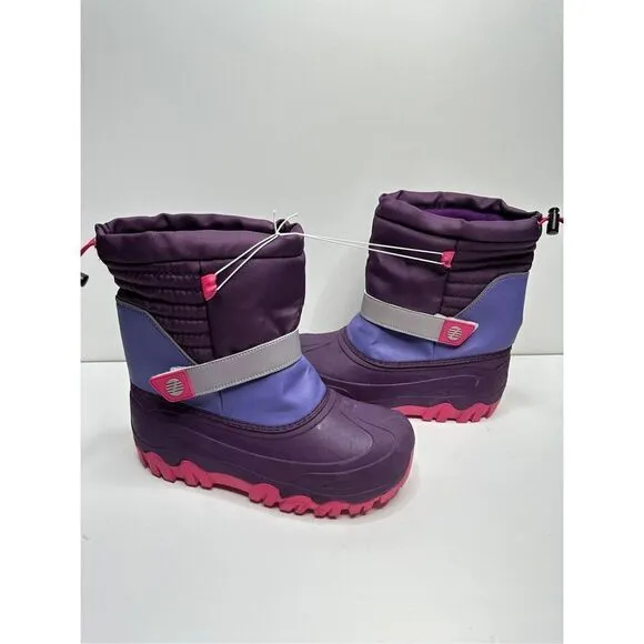 Z by Zella Water Resistant Shell Winter Boot Purple/Pink Kids Size 5