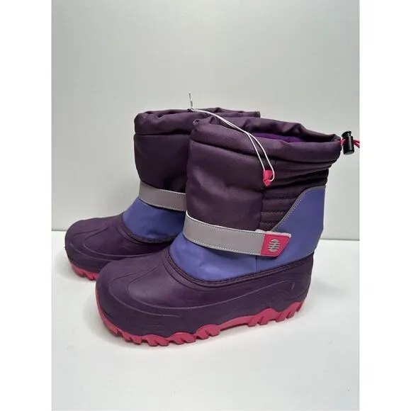 Z by Zella Water Resistant Shell Winter Boot Purple/Pink Kids Size 5